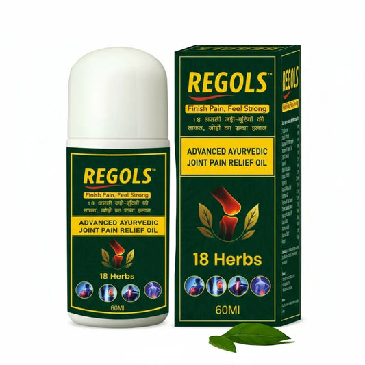 Regols herbal oil for joint pain and stiffness relief – 60ml bottle”